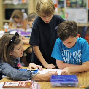 teacher and boy san tan charter school